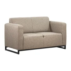 Sofa Kansas, on a metal frame, upholstery - Madison Cocoa